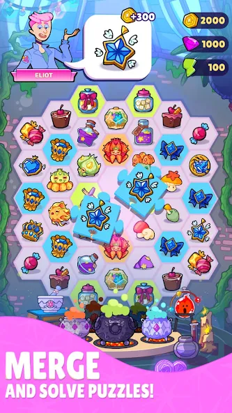 Potion Merge: Tower Mystery screenshot 2