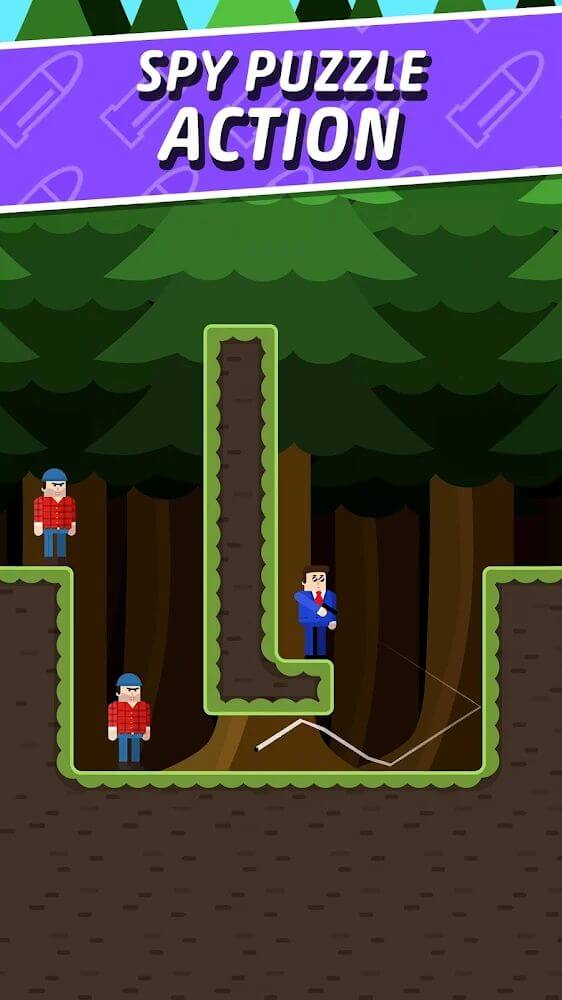 Mr Bullet - Spy Puzzles screenshot 2