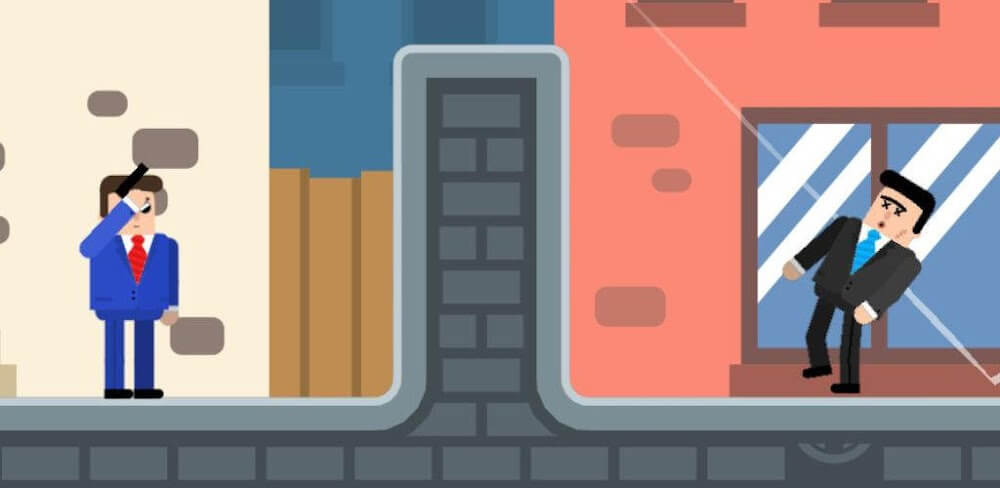 Mr Bullet - Spy Puzzles screenshot 1