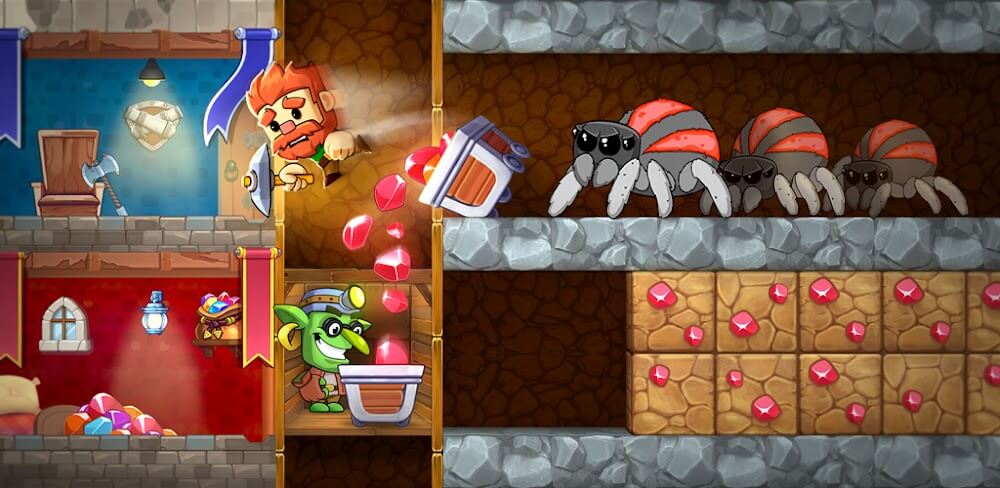 Dig Out! Gold Digger Adventure screenshot 1