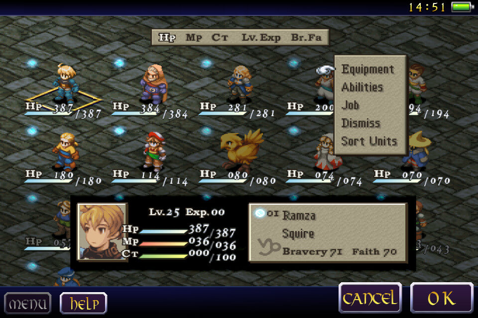 FINAL FANTASY TACTICS: WotL screenshot 3