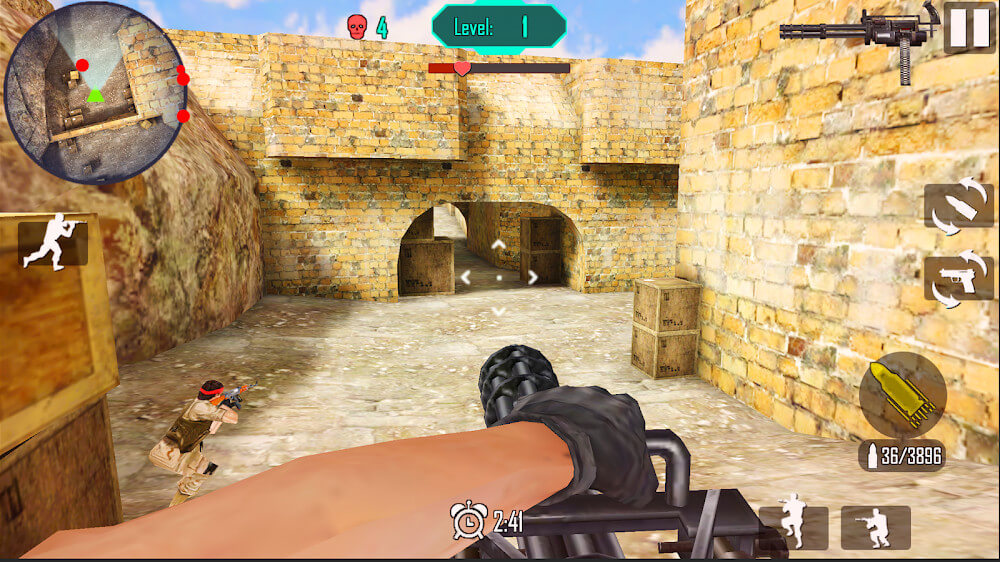 Gun Shoot War: Dead Ops gameplay screenshot 2