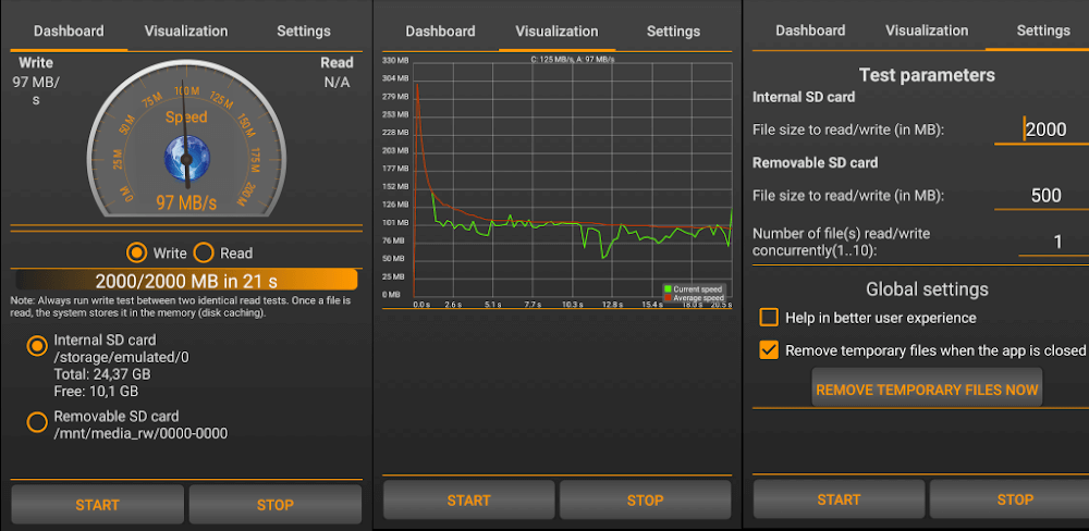 SD Card Test Pro screenshot 1