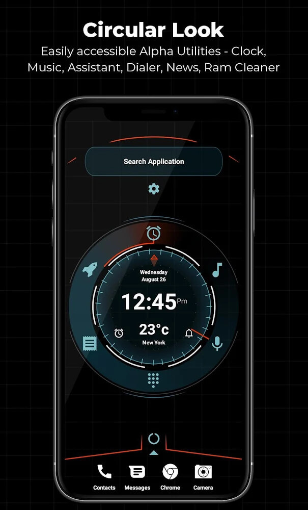 Alpha Hybrid Launcher Wallpaper, Themes screenshot 3