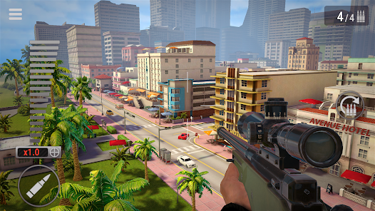Neon Sniper: FPS Crime Shooter screenshot 1