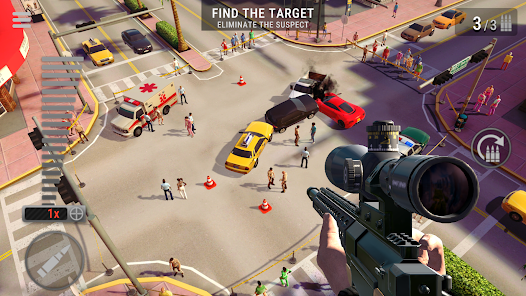 Neon Sniper: FPS Crime Shooter screenshot 2