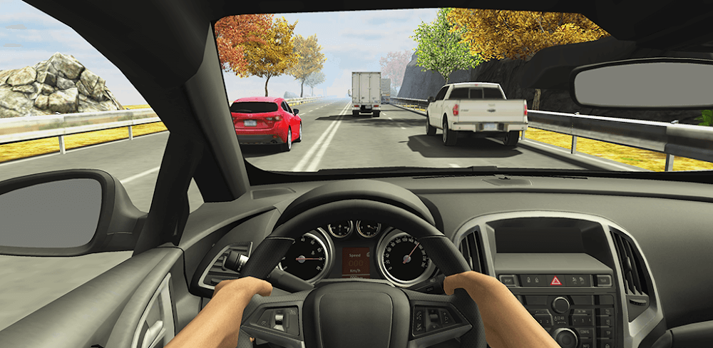 Racing in Car 2 screenshot 1