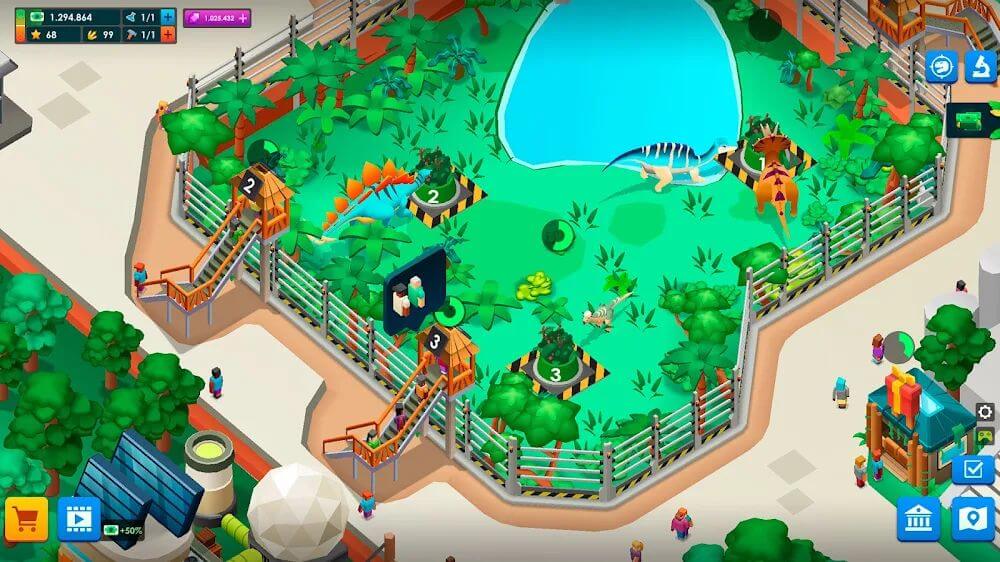 Idle Dinosaur Park Tycoon screenshot 5