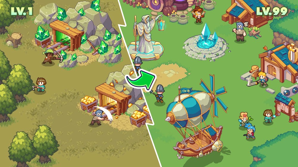 Guardian War: RPG Pixel Games screenshot 7