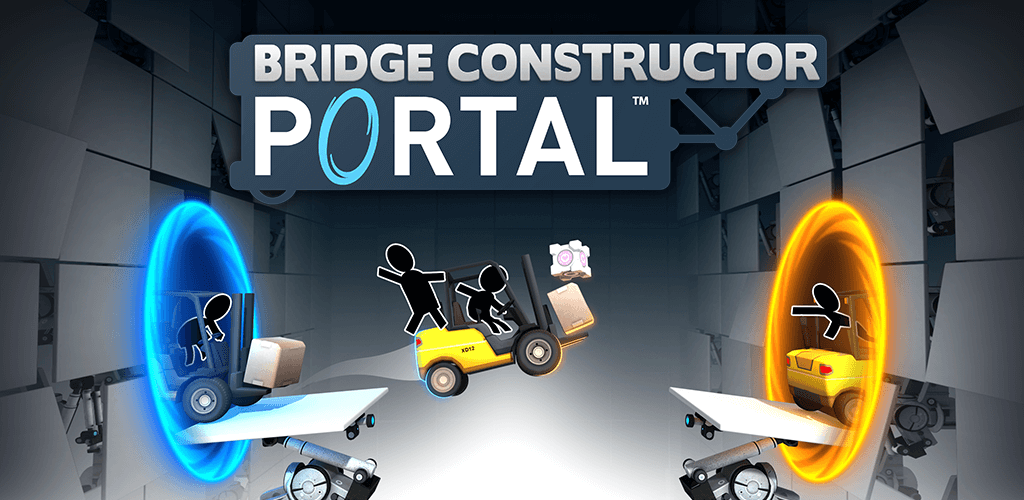 Bridge Constructor Portal gameplay screenshot 1