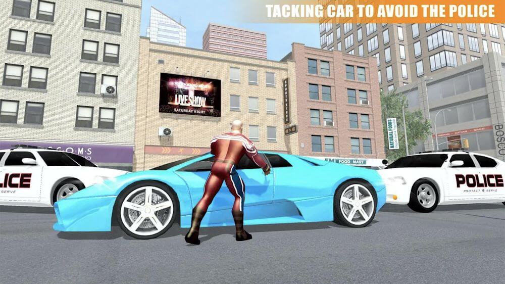 Miami Rope Hero Spider screenshot 3