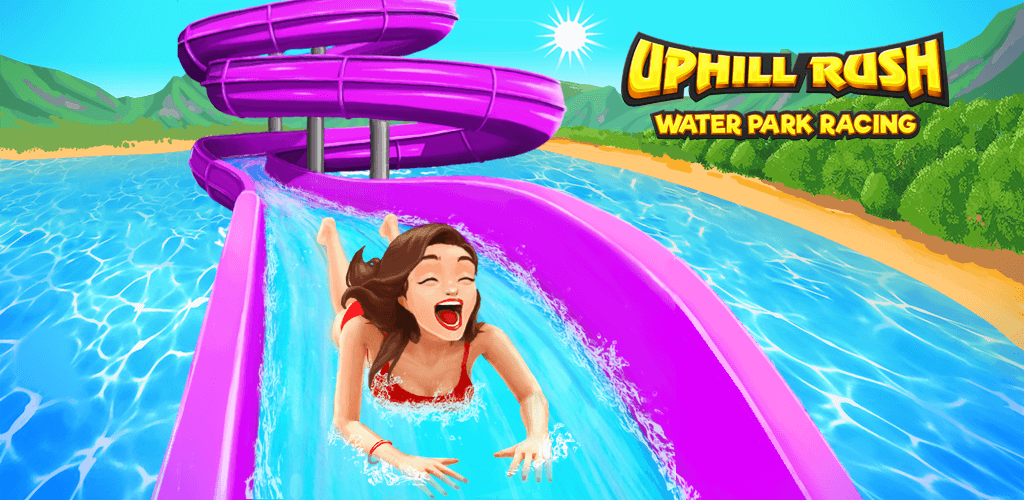 Uphill Rush Water Park Racing screenshot 1
