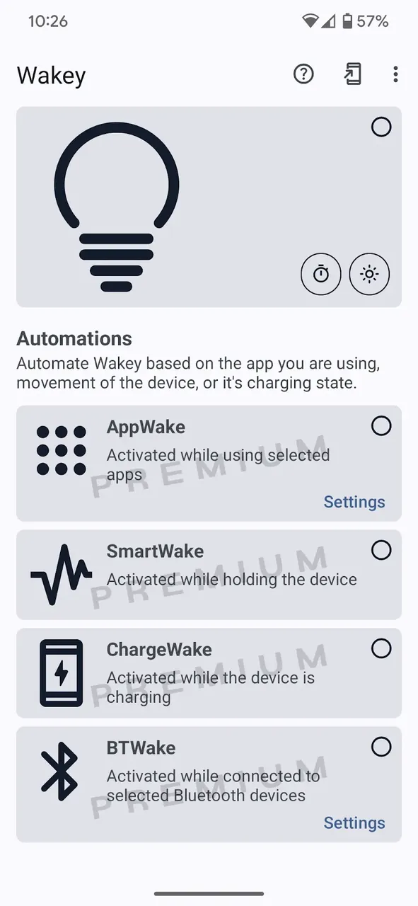 Wakey: Keep Screen On screenshot 2