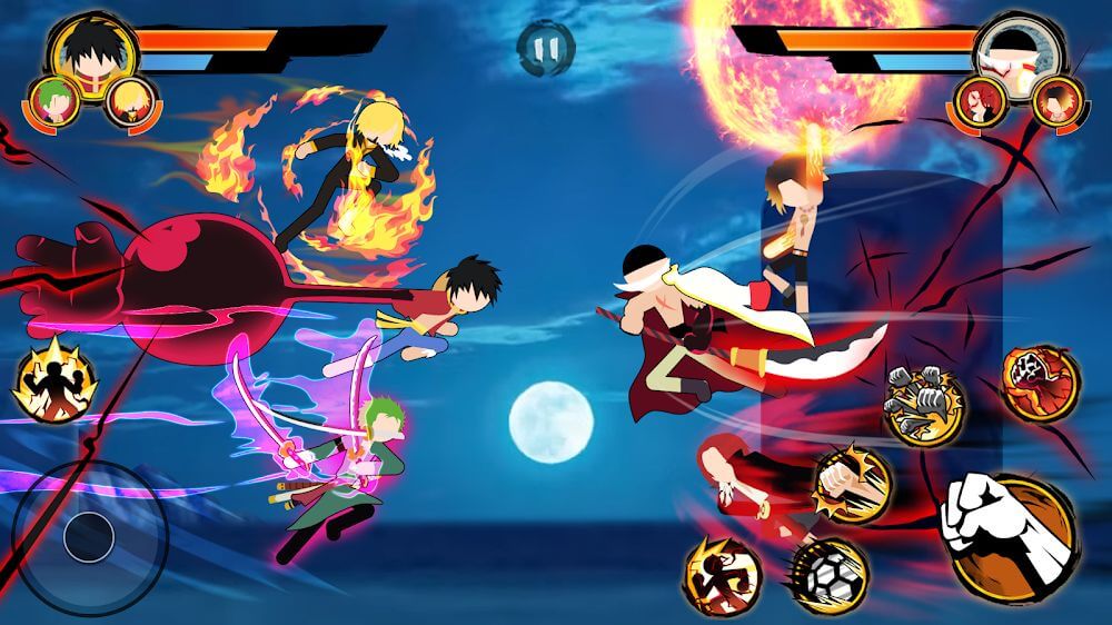 Stickman Pirates Fight screenshot 4