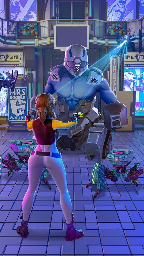Cyberpunk Hero screenshot 2