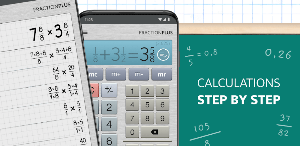 Fraction Calculator Plus screenshot 1
