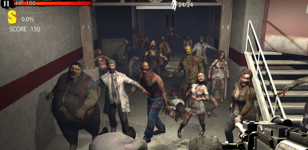 Zombie Hunter D-Day screenshot 1