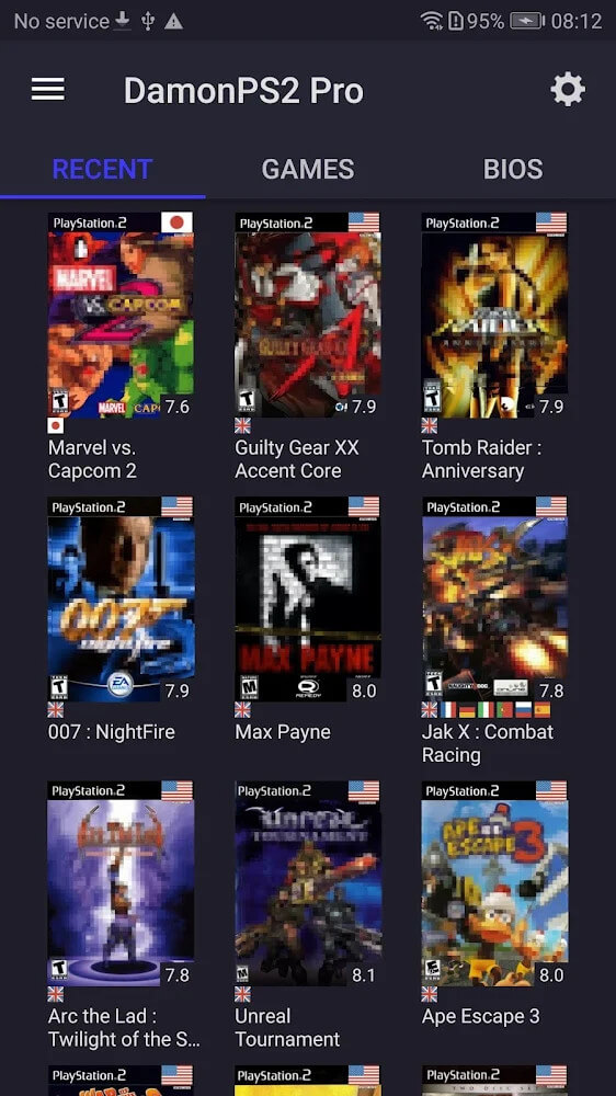DamonPS2 Pro - PS2 Emulator screenshot 4