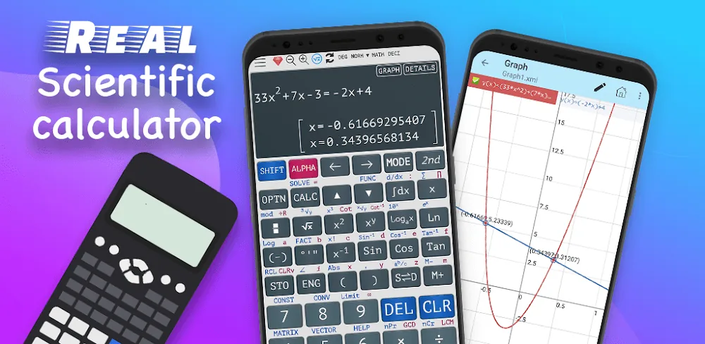 Graphing Scientific Calculator screenshot 1