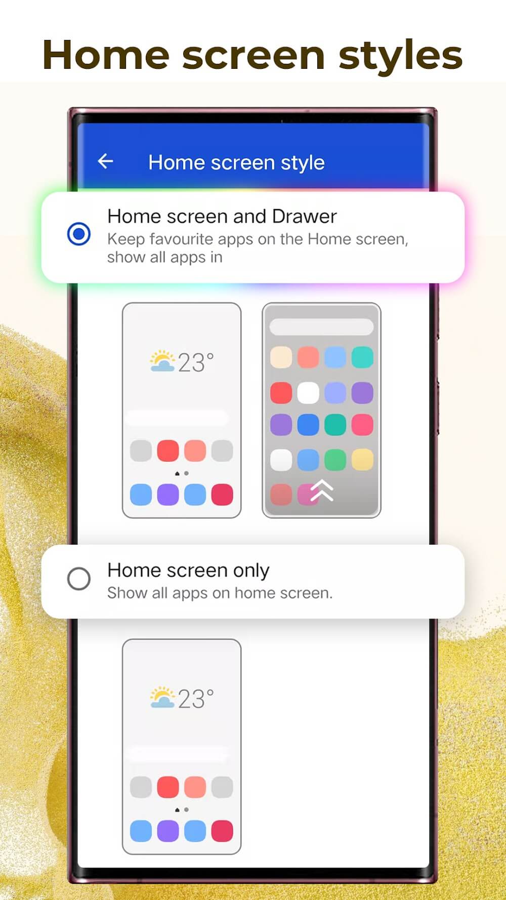 Super S22 Launcher Screenshot 5