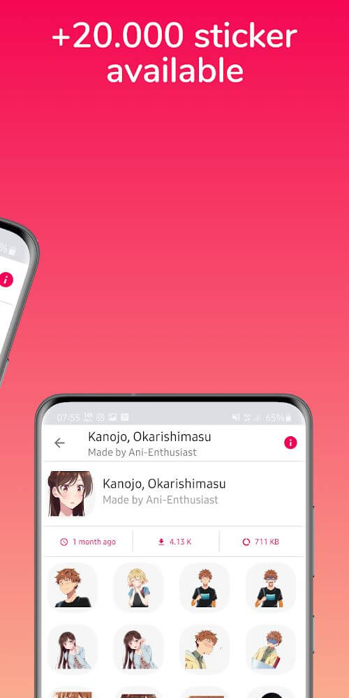 Anime Stickers screenshot 4