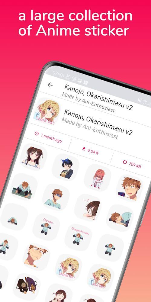 Anime Stickers screenshot 3