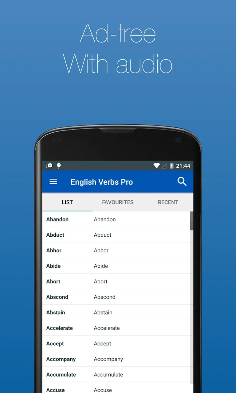 English Verb Conjugator Pro screenshot 2