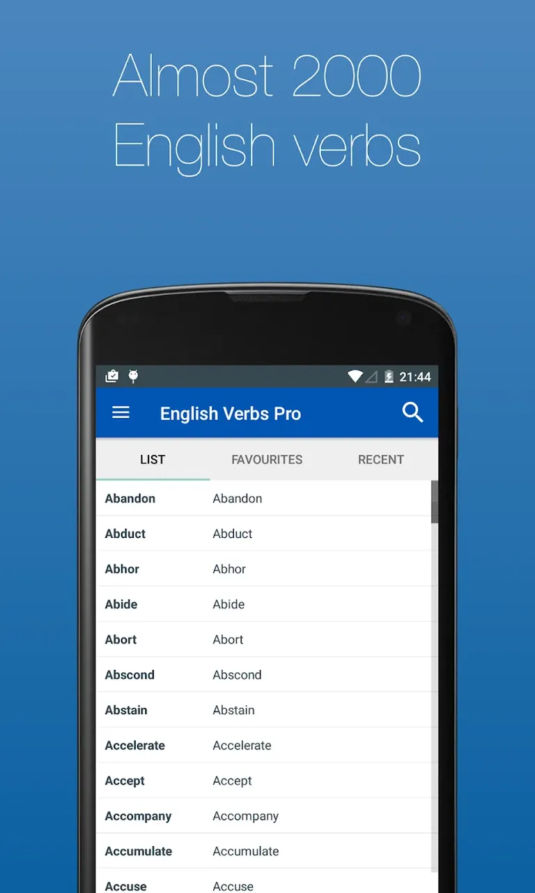 English Verb Conjugator Pro screenshot 3