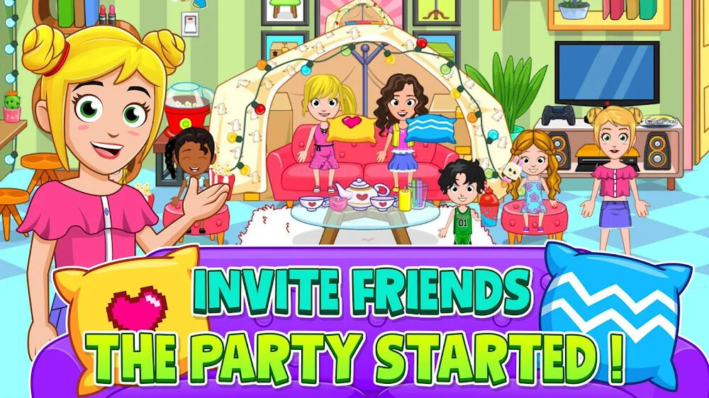 My City: Pajama Party screenshot 2