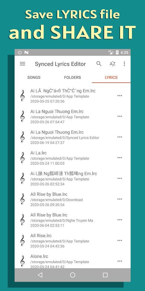 Synced Lyrics Editor screenshot 6