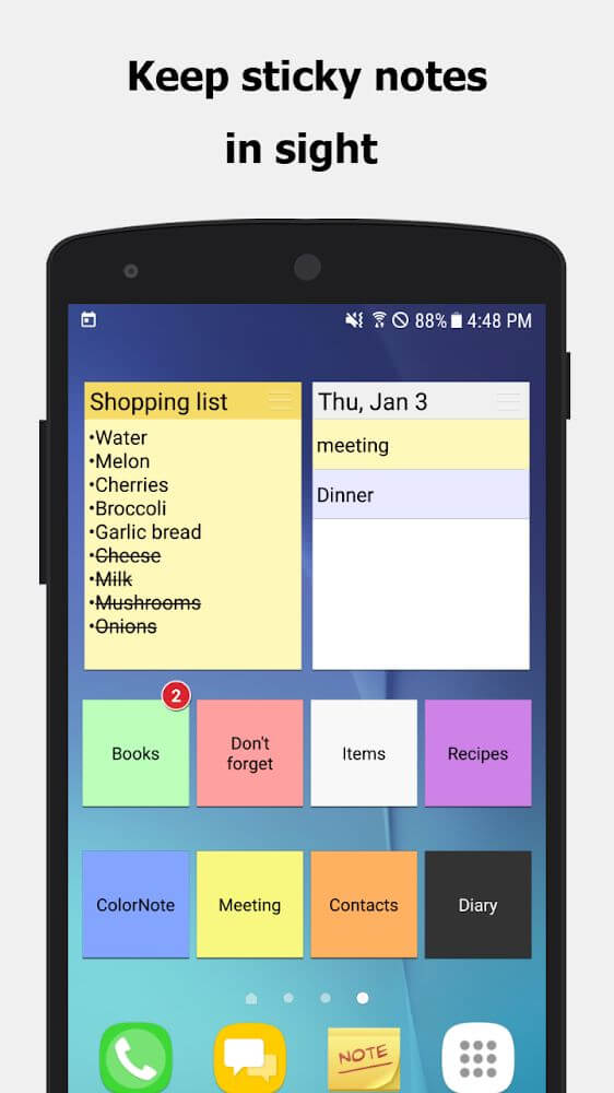 ColorNote Notepad Notes screenshot 3