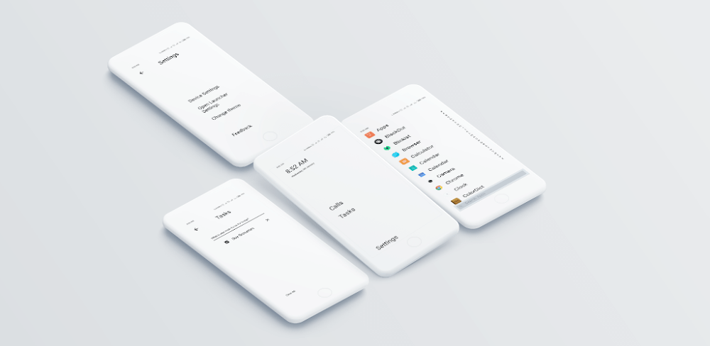Indistract Minimalist Launcher screenshot 1