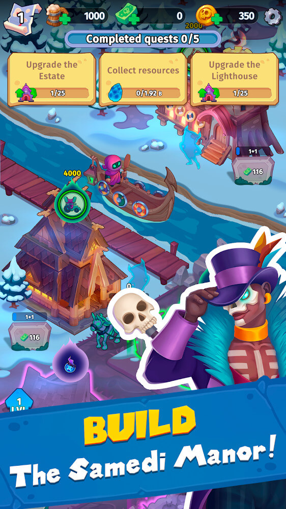 Samedi Manor: Idle Simulator screenshot 2