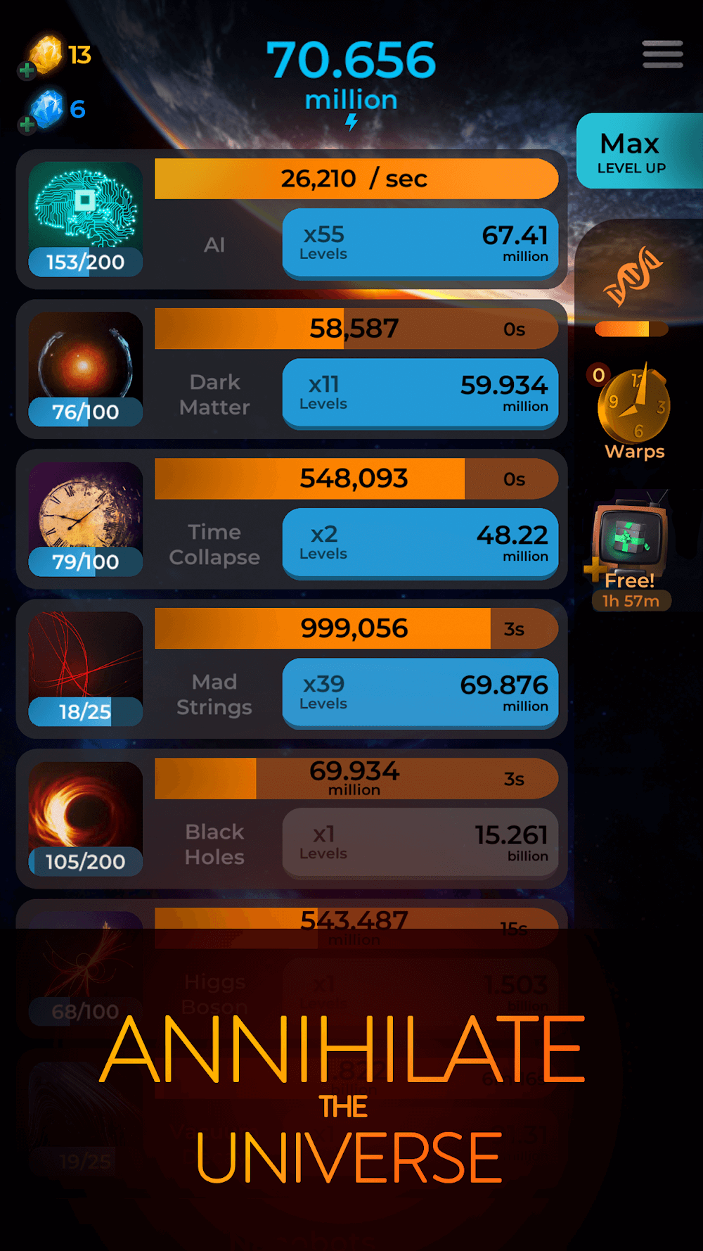 Annihilation: Idle Game screenshot 2