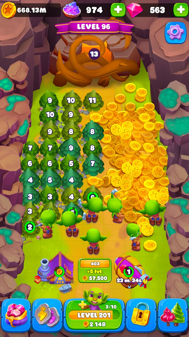 Goblins Wood: Idle Lumber Sim screenshot 2