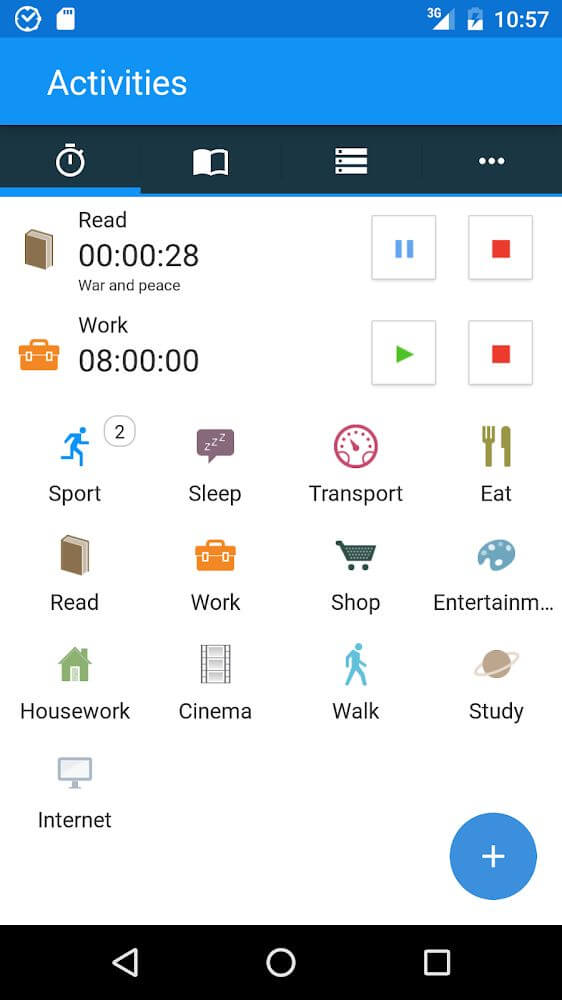aTimeLogger Pro screenshot 2