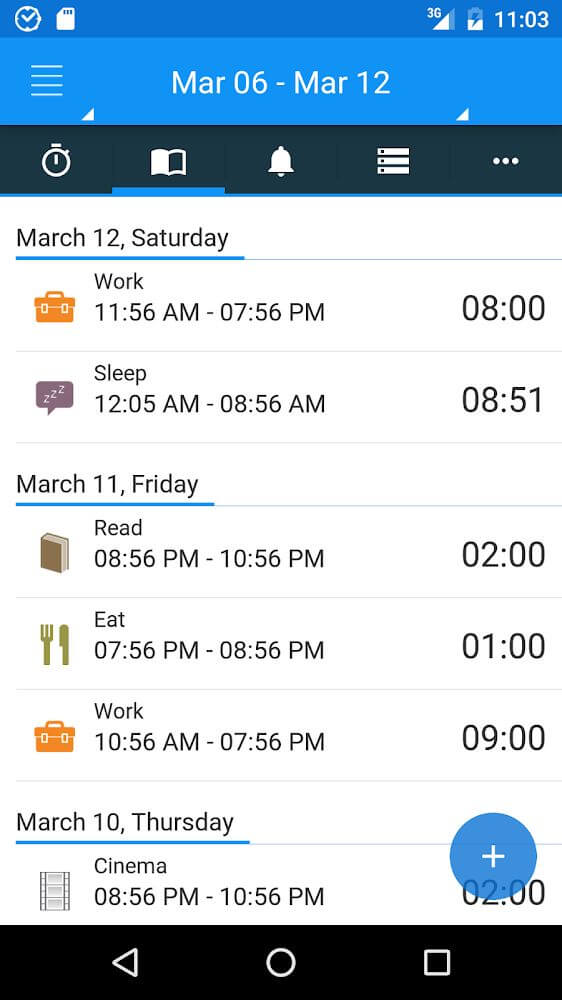 aTimeLogger Pro screenshot 3