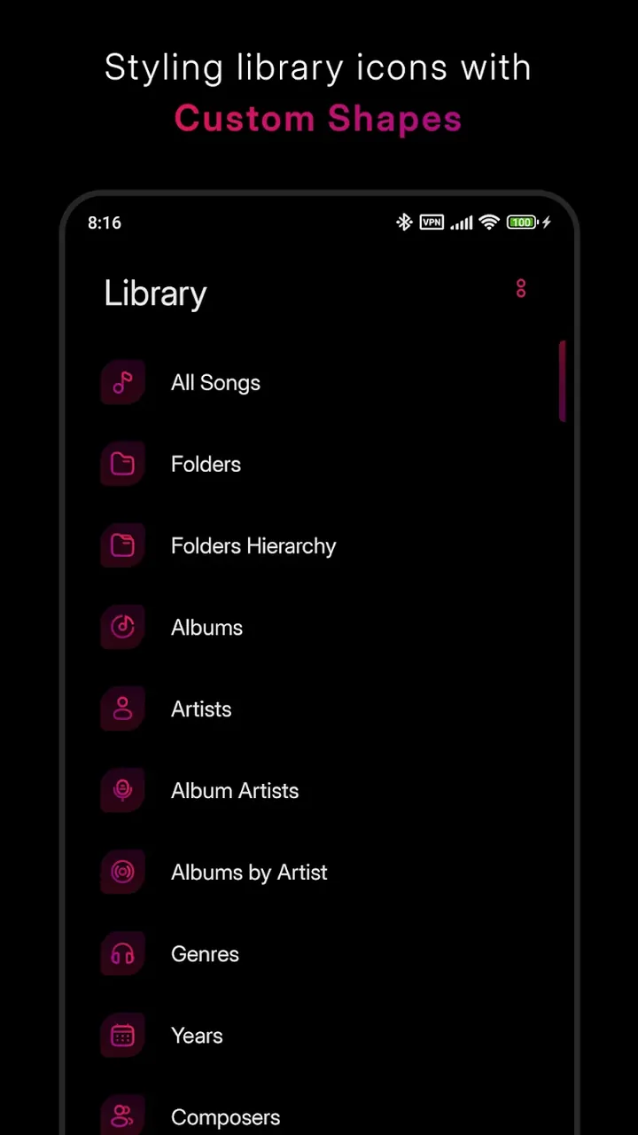 Proxima - Poweramp Skin screenshot 5