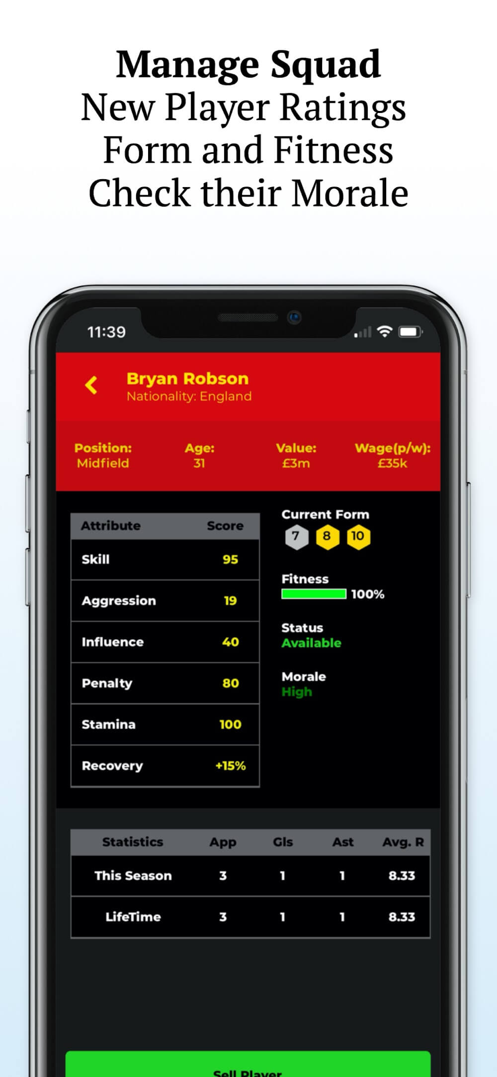 Retro Football Management screenshot 5