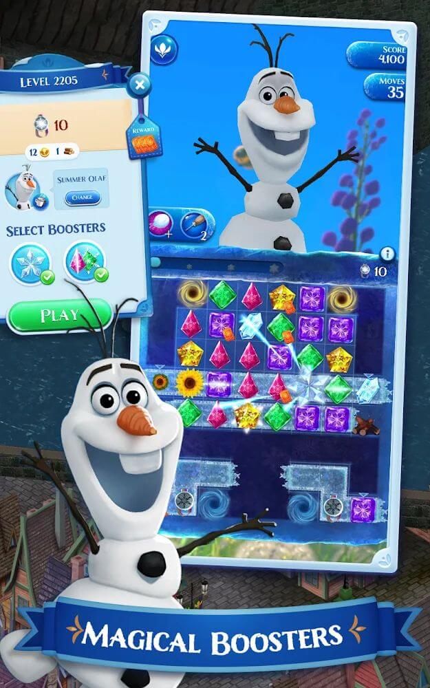 Disney Frozen Free Fall screenshot 6