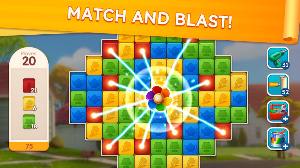 Sweet Home: Design Blast screenshot 3
