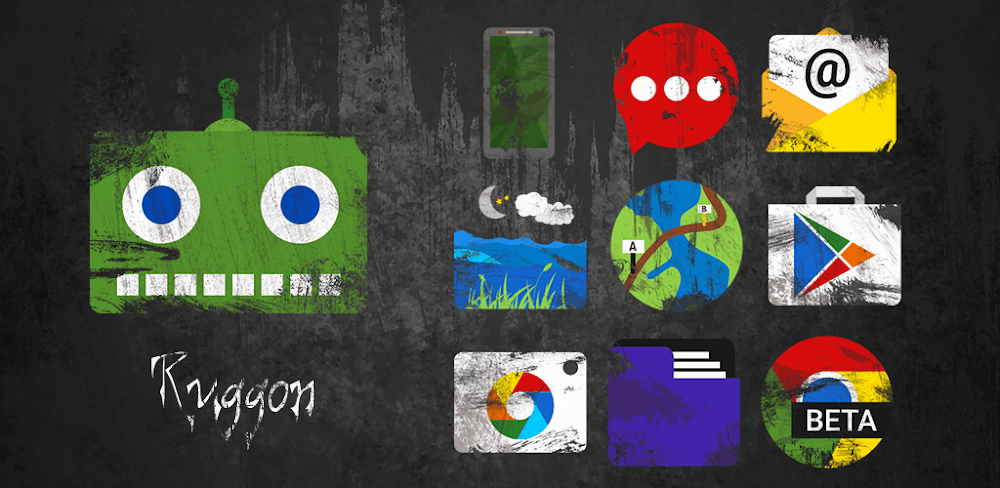 Ruggon - Icon Pack screenshot 1