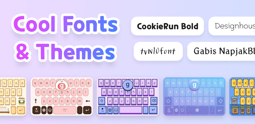 Design Keyboard - Themes Fonts screenshot 1