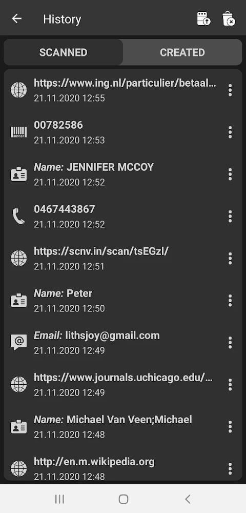 QR/Barcode Scanner PRO screenshot 5