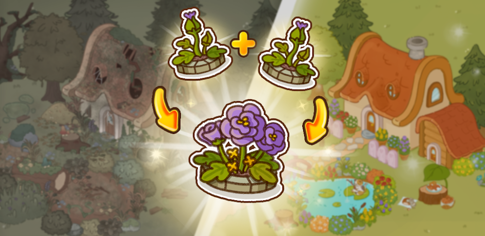 Merge Cartoon: Renovate Town gameplay screenshot 1