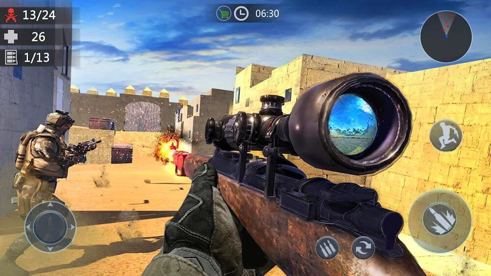 Gun Strike: Offline Shooting 3D screenshot 2