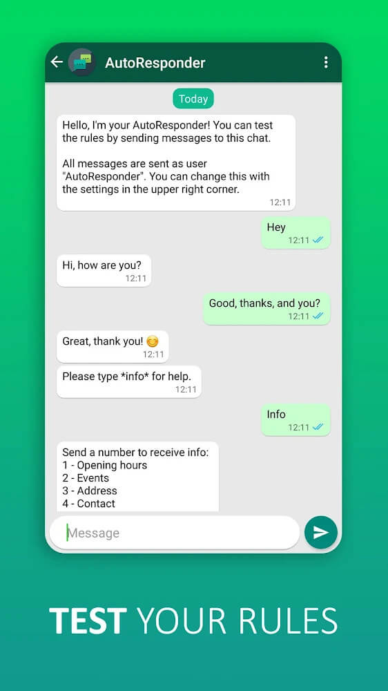 AutoResponder for WhatsApp screenshot 6