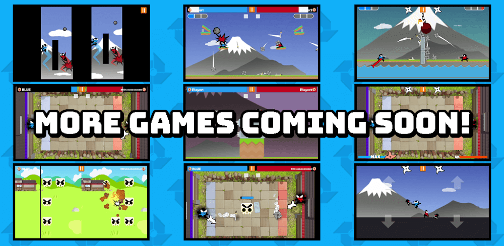 Jumping Ninja Party 2 Player Games gameplay screenshot 1