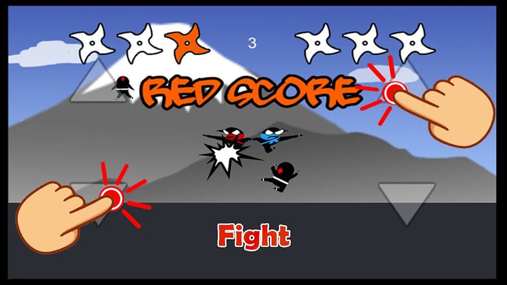 Jumping Ninja Party 2 Player Games gameplay screenshot 2