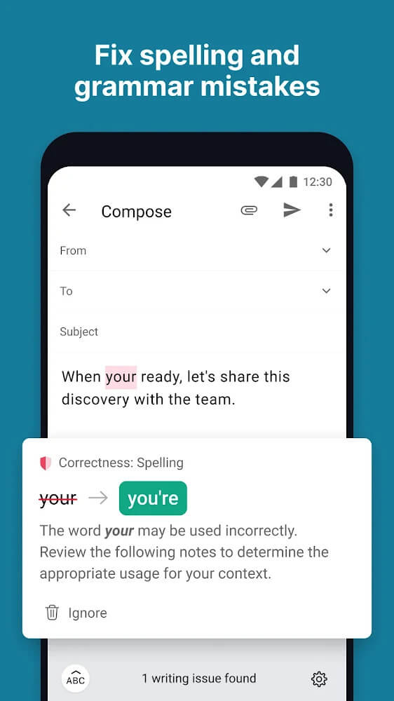 Grammarly screenshot 3